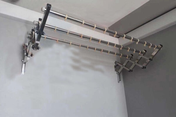 Giàn phơi thông minh gắn tường inox 68B - Ảnh 3