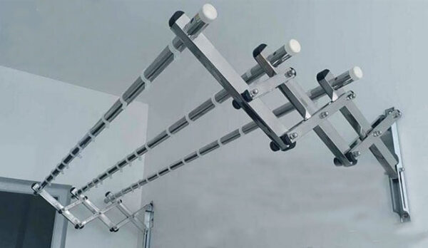 Giàn phơi thông minh gắn tường inox 68B - Ảnh 2