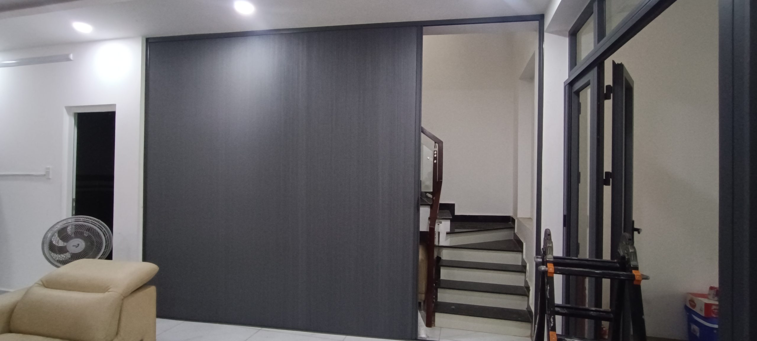 Vách Ngăn Rèm Tổ Ong Phòng Khách - Ảnh 5
